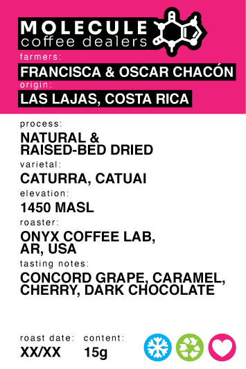Las Lajas, Costa Rica - Natural & Raised-Bed Dried / ONYX Coffee Lab // 15g